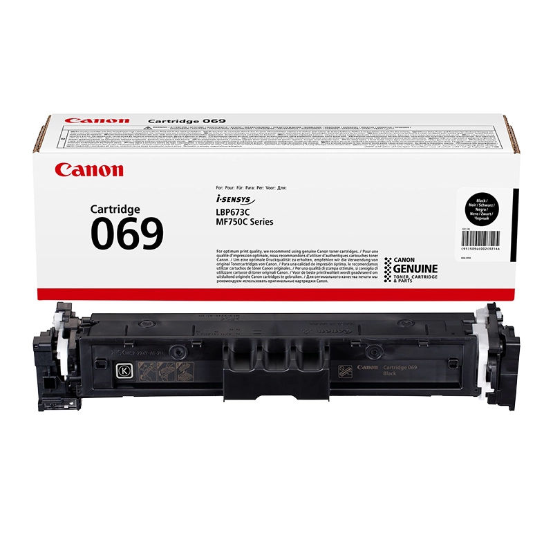 Картридж 069 BK для Canon I-Sensys MF752Cdw черный фото