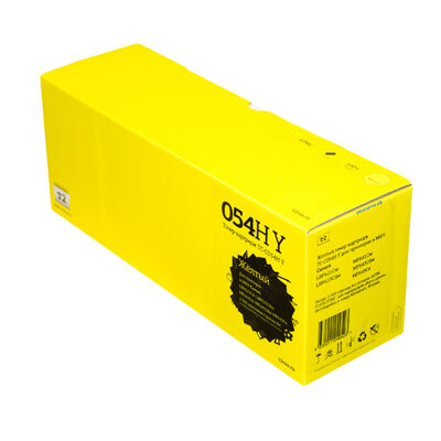 Картридж 054HY для Canon i-SENSYS LBP621Cw, MF645Cx, MF641Cw, LBP623Cdw, MF643Cdw, LBP-623, MF643, LBP-621, MF645 T2 2300стр. желтый