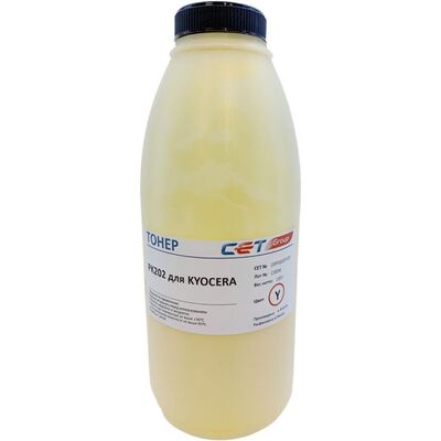 Тонер PK202 для KYOCERA Fs-C8525MFP, Fs-C8520MFP, Ecosys P6021cdn (CET) 100 г желтый