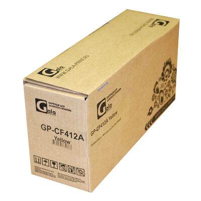 Картридж CF412A для HP LaserJet M377dw, M477fdn, M477fnw, M452nw 2300 стр. желтый GalaPrint