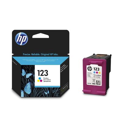 Картридж 123 для HP DeskJet 2130, 2620, 2630, 3639 F6V16AE трехцветный фото