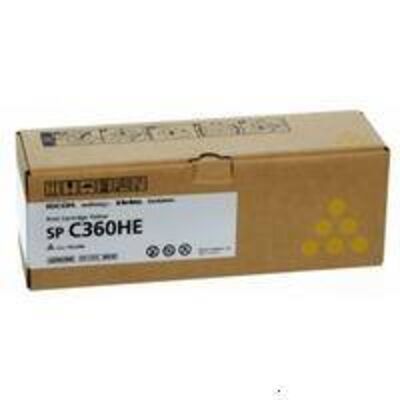 Картридж тип SP C360HE для Ricoh SP C360DNw, SP C361SFNw 5K желтый фото