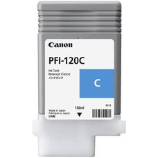 Картридж PFI-120C для Canon imagePROGRAF TM-200, TM-300, TM-305, TM-205 2886C001 голубой