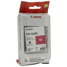 Картридж PFI-102M для Canon iPF750, iPF605, iPF710, iPF610, iPF765, iPF650, iPF755, iPF760 пурпурный