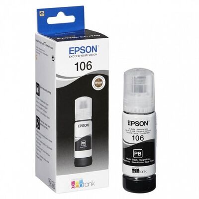 Чернила 106 для Epson L7180, L7160 C13T00R140 фото-черные фото
