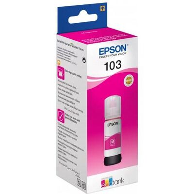 Чернила 103 для Epson L3150, L3100, L3101, L3110 C13T00S34A пурпурные