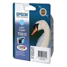 Картридж T0815 для Epson Stylus Photo 1410, T50, TX650, R270 C13T11154A10 светло-голубой