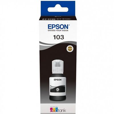 Чернила 103 для Epson L3150, L3100, L3101, L3110 C13T00S14A черные