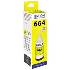 Чернила T6644 для EPSON L210, L120, L132, L355, L222, L110, L366, L3050, L1300 C13T66444A желтые