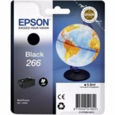 Картридж 266 для Epson WorkForce WF-100W C13T26614010 черный фото