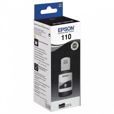 Чернила 110 для Epson M3170, M1170, M2170, M1120, M3140, M2140, M1100, M1140 C13T03P14A черные фото