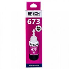 Чернила 673 для EPSON L805, L800, L1800, L850, L810 T6733 C13T67334A пурпурные