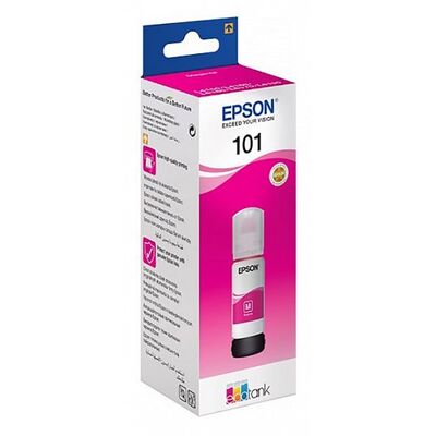 Чернила 101 для EPSON L4150, L4160, L6190, L6160, L6170 C13T03V34A пурпурные фото