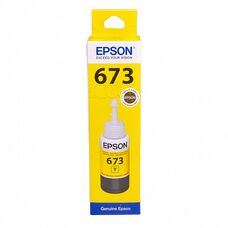 Чернила 673 для EPSON L805, L800, L1800, L850, L810 T6734 C13T67344A желтые