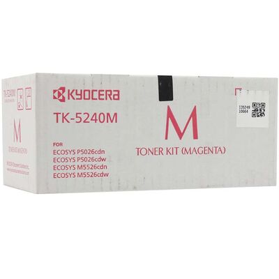 Картридж TK-5240M для KYOCERA Ecosys P5026cdw, M5526cdw, M5526cdn (o) пурпурный