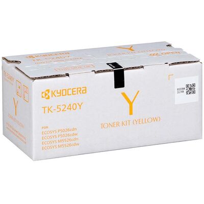 Картридж TK-5240Y для KYOCERA Ecosys P5026cdw, M5526cdw, M5526cdn (o) желтый фото