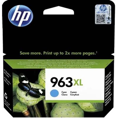 Картридж 963XL для HP OfficeJet 9010, 9023, 9020, 9013 3JA27AE голубой фото