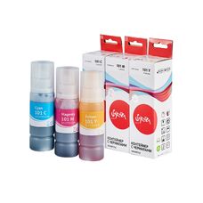 Набор чернил 101 для Epson EcoTank L4150, L4156, L4160 C13T03VBA (101 BK/C/M/Y) Sakura