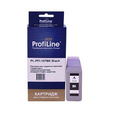 Картридж PFI-107BK для Canon imageProGRAF iPF770, iPF670, iPF780, iPF680, iPF785 ProfiLine черный