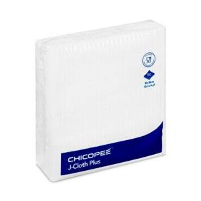 Салфетки универсальные чистящие многократные J-Cloth Plus Medium Wiper белые (Katun/Chicopee) пак/50шт фото