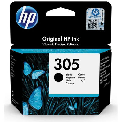 Картридж 305 для HP DeskJet 2320, 2710, 2720, 4120, 2721, 4130 3YM61AE черный фото