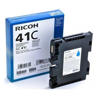 Картридж 405762/type GC 41C гелевый для RICOH Aficio 3110DN 2.2К голубой фото