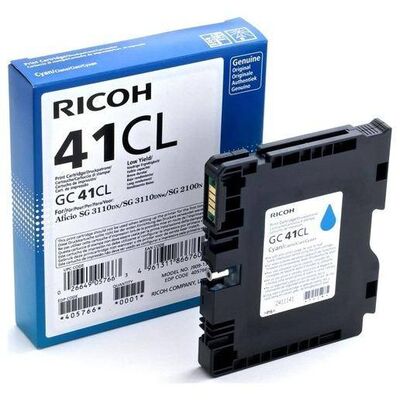 Картридж 405766/type GC 41CL гелевый для RICOH Aficio 3110DN 0.6К голубой фото