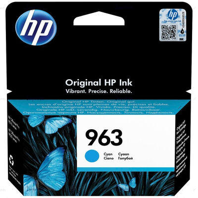 Картридж 963 для HP OfficeJet Pro 9010, 9013 3JA23AE голубой