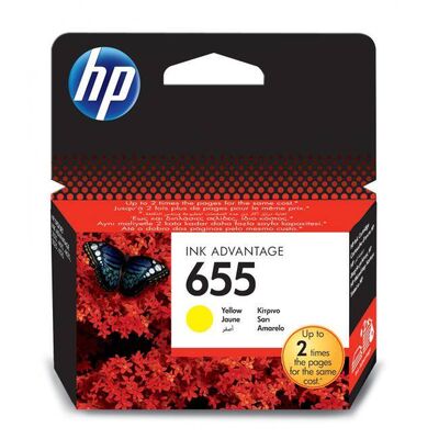 Картридж 655 для HP DeskJet 3525, 4615 CZ112AE желтый фото