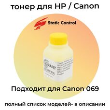 Тонер TN-HP-252 для HP Color LaserJet M282nw, M182n Сanon LBP623cdw, Mf641cw GRAFIT 100 г желтый
