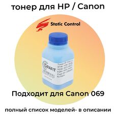 Тонер TN-HP-252 для HP Color LaserJet M282nw, M182n Сanon LBP623cdw, Mf641cw GRAFIT 50 г голубой