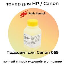 Тонер TN-HP-252 для HP Color LaserJet M282nw, M182n Сanon LBP623cdw, Mf641cw GRAFIT 50 г желтый