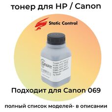 Тонер TN-HP-252 для HP Color LaserJet M282nw, M182n Сanon LBP623cdw, Mf641cw GRAFIT 55 г черный