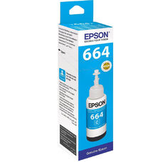 Чернила 664 С для Epson C13T664298 6500 к., 70 мл. голубые