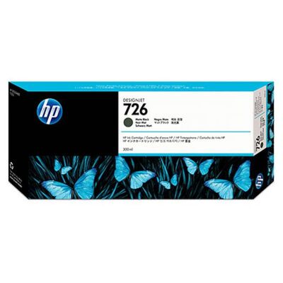 Картридж HP 726 струйный черный матовый фото