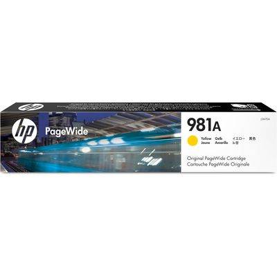 Картридж HP 981A струйный желтый (6000 стр) фото