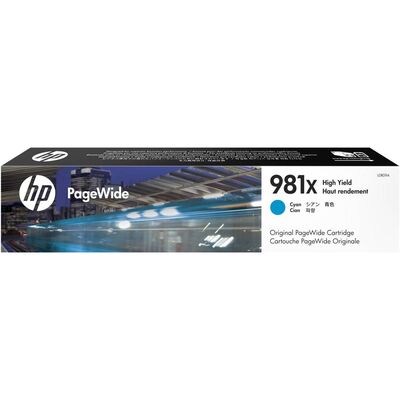 Картридж HP 981X струйный голубой увеличенной емкости (10000 стр) фото