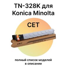 Картридж TN-328K для KONICA MINOLTA Bizhub C250i, C300i, C360i CET141642 черный
