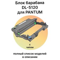 Драм-картридж DL-5120 для Pantum BM5100ADN, BM5100ADW, BP5100DN, BM5100FDN, BM5100FDW 30k Grafit