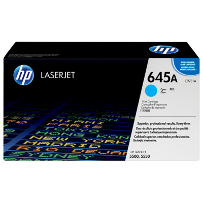 Картридж C9731A для HP Color LaserJet 5500 голубой фото