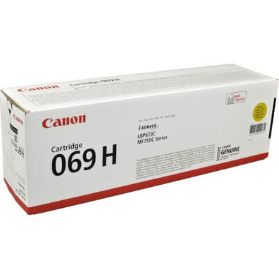 Картридж 069HY для Canon I-Sensys MF752Cdw, MF754Cdw 5.5K желтый фото
