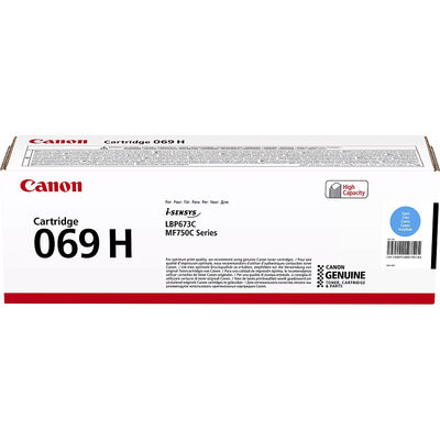 Картридж 069HC для Canon I-Sensys MF752Cdw, MF754Cdw 5.5K голубой фото
