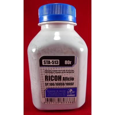 Тонер для Ricoh Aficio SP100, SP111 (фл. 80г) Black&White Standart фас.Россия фото