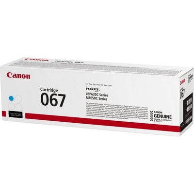 Картридж 067C для Canon i-SENSYS MF655Cdw, LBP631CW, MF657Cdw 1,25K голубой фото
