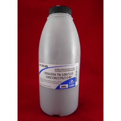 Тонер для Kyocera TK-100/110/120/130/170/1140/1150/1160/1170 Black&White Standart фас.Россия 300 г фото