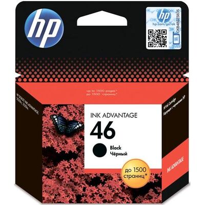Картридж HP 46 CZ637AE (1500 стр) черный фото