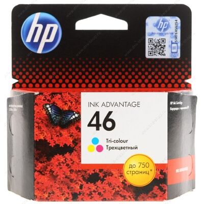 Картридж 46 для HP DeskJet Ink Advantage 2020hc CZ638AE трехцветный фото