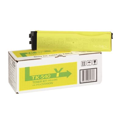 Картридж TK-540Y для Kyocera Fs-C5100DN желтый фото