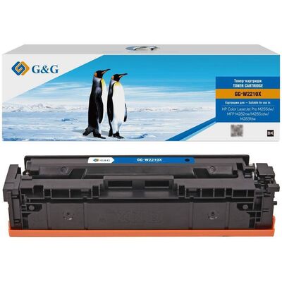 Картридж W2210X для HP Color LaserJet Pro M282nw G&G черный фото