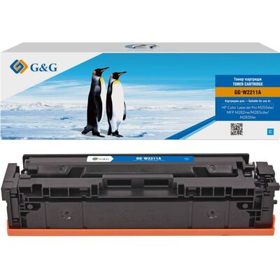 Картридж W2211A для HP Color LaserJet Pro M282nw G&G голубой фото